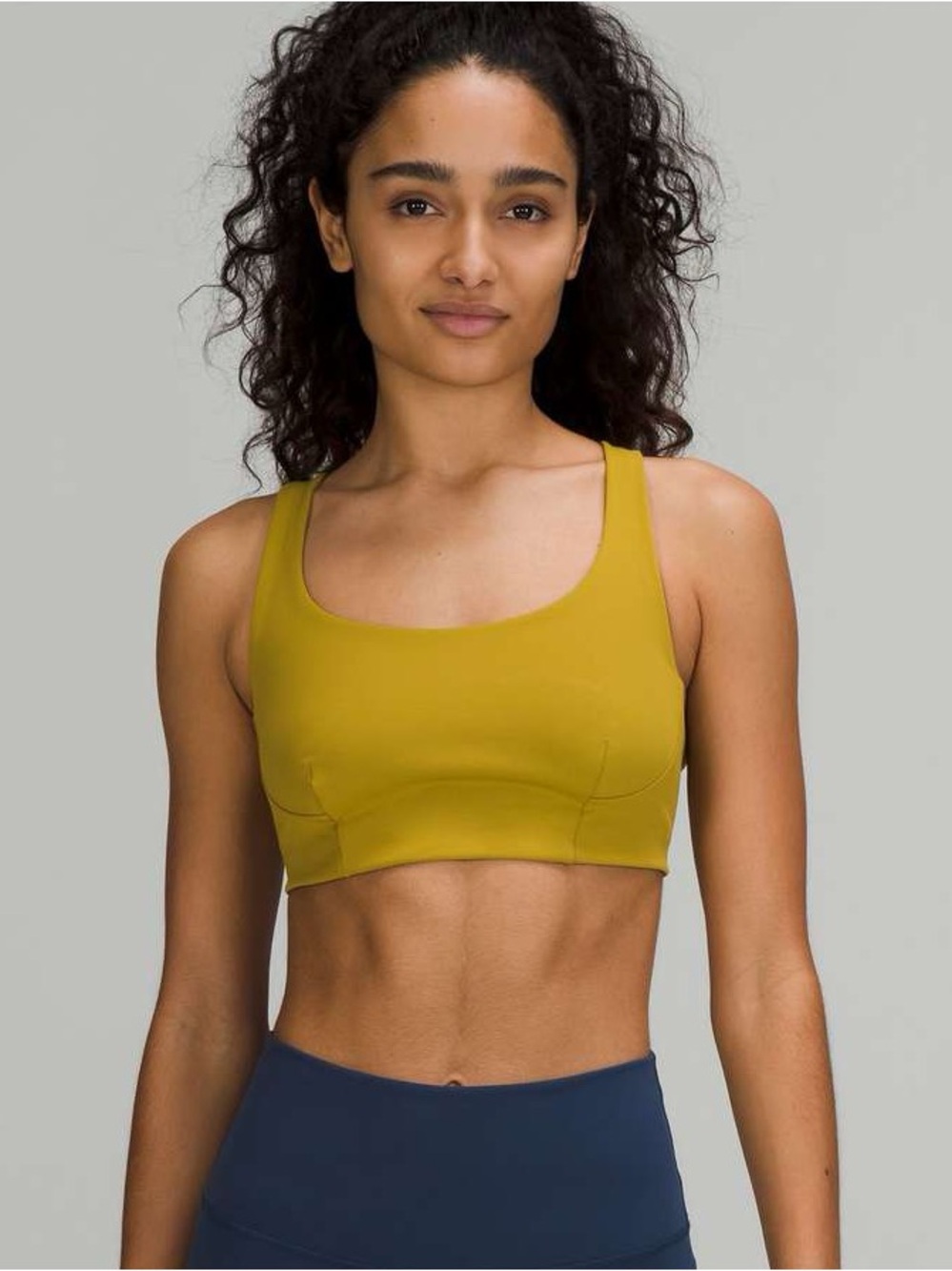 Lululemon Wunder Train Bra *Medium Support, C/D Cup in Auric Gold